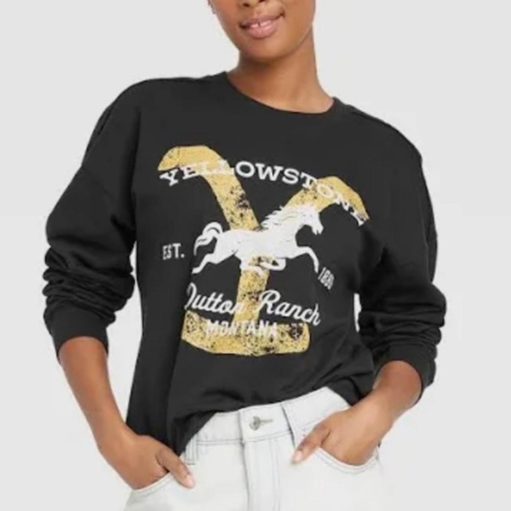 Yellowstone Cropped Sweater‎